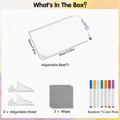 LED Drawing Board  Doodle Glow Board for Christmas Gift, Room/Store/Festival,etc LED Glow Drawing Board