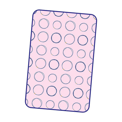 Portable Ironing Mat for Table Top Iron Pad for Countertop Thick Ironing Blanket Over The Door Steamer Pad Washer Dryer Heat Resistant Mat Travel Ironing Board (Red circle70_40cm)