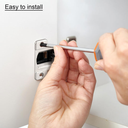 8pcs Replacement for 110 Degree Screw-in Compact 33 Hinge, 8-Pack, Cabinet Door Hinges to Replace Original Cabinet Hinges(Please bring your own screws)