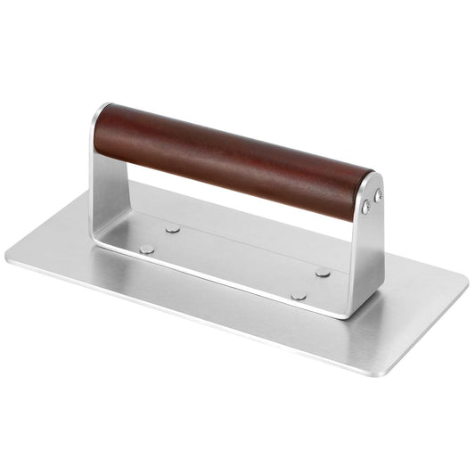 square  Press  Smash Burger & Bacon Press, Steak Weight & Panini Maker with Beechwood Handle for Versatile Cooking