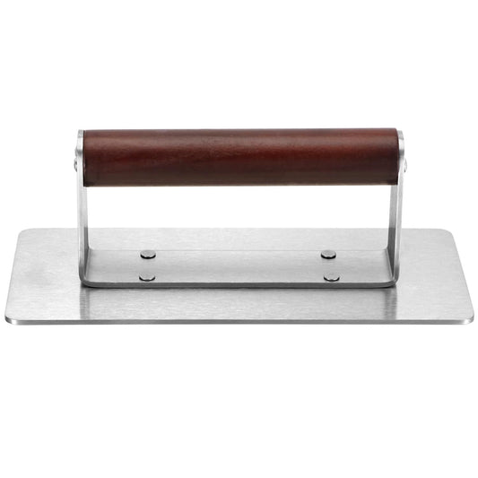 square  Press  Smash Burger & Bacon Press, Steak Weight & Panini Maker with Beechwood Handle for Versatile Cooking