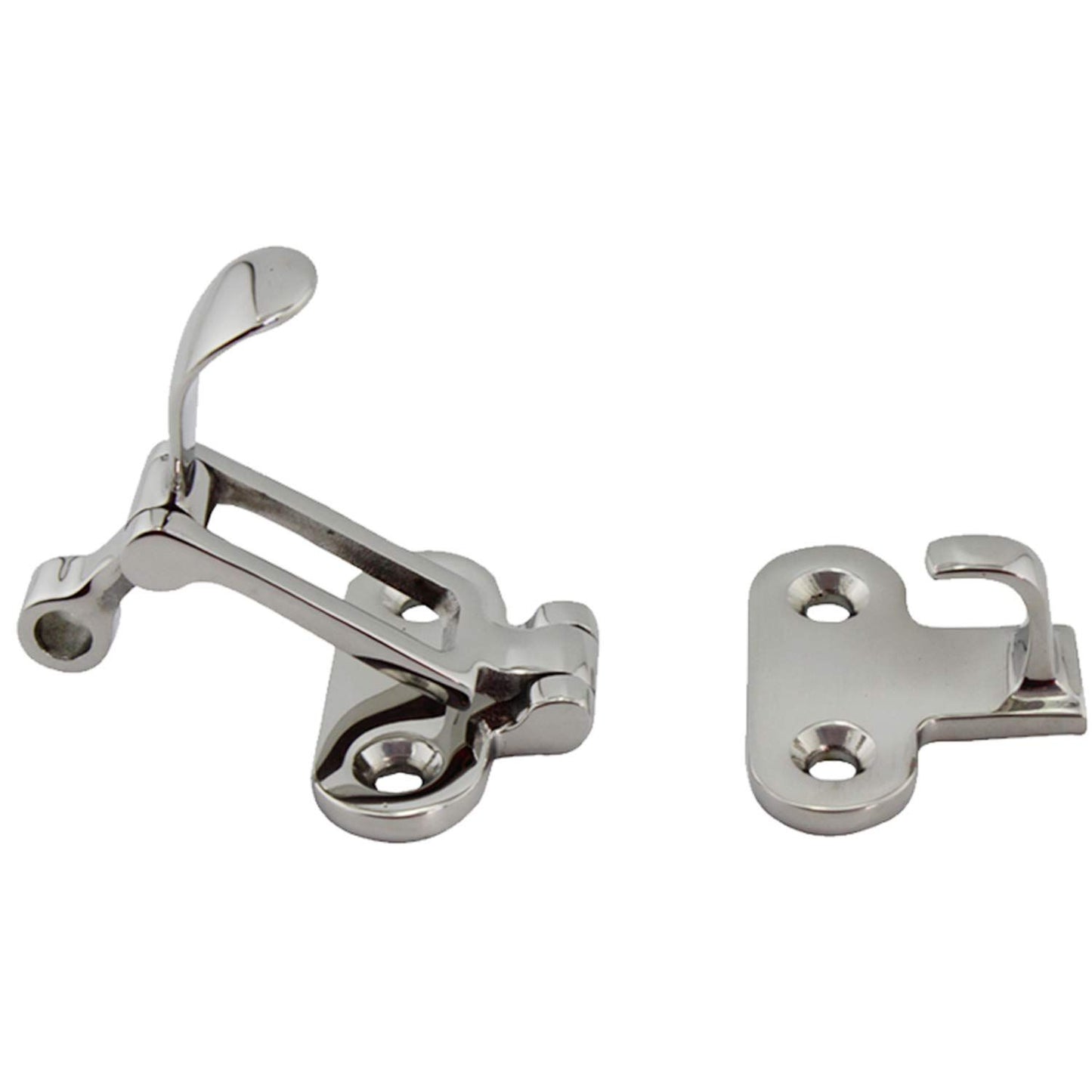 2pcs Heavy Duty 316 Stainless Steel Anti-Rattle Lockable Hold Down CLAMP Latch Locker Hatch Hardware