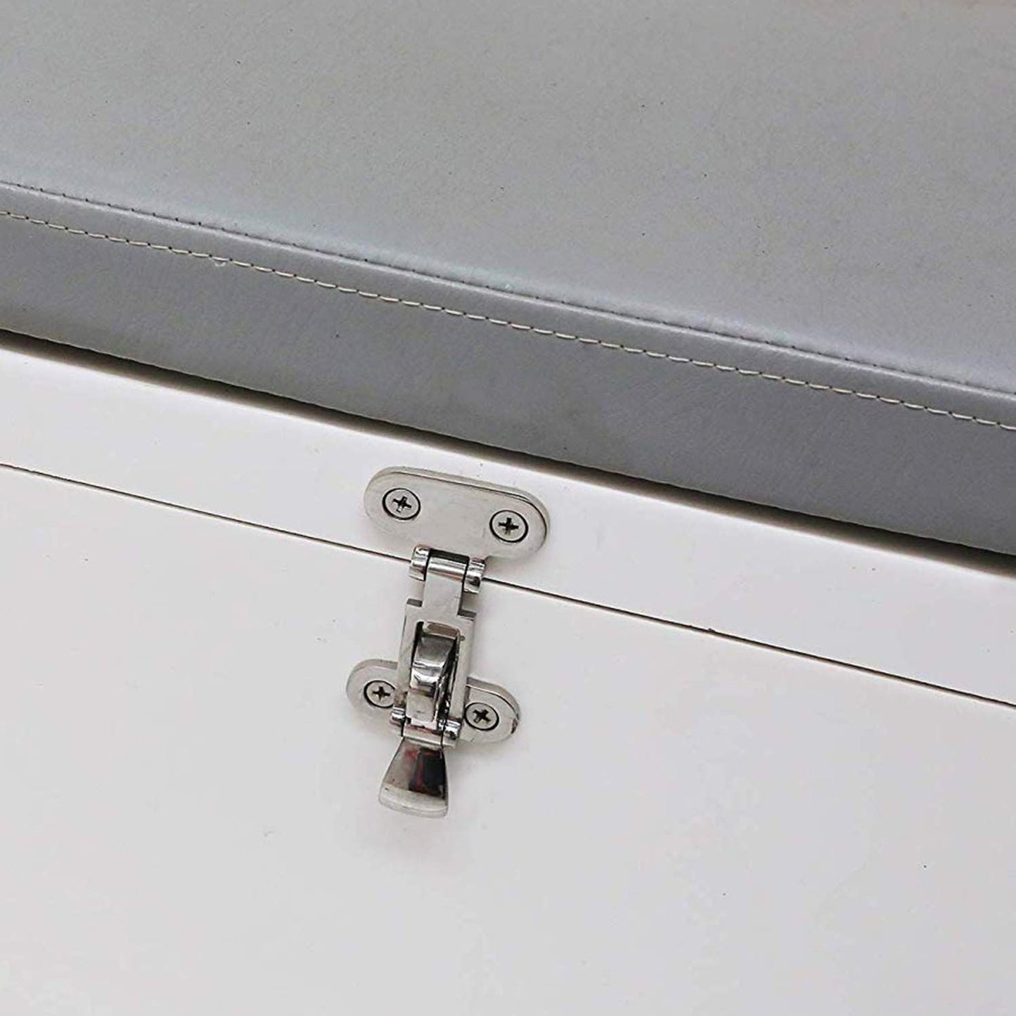 2pcs Heavy Duty 316 Stainless Steel Anti-Rattle Lockable Hold Down CLAMP Latch Locker Hatch Hardware