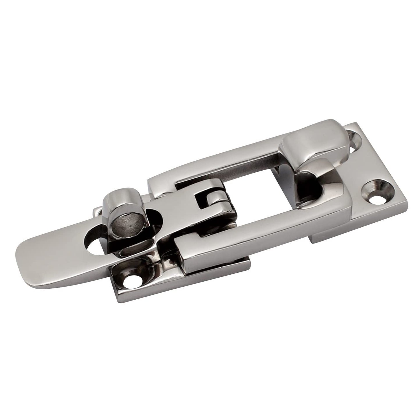 2pcs Heavy Duty 316 Stainless Steel Anti-Rattle Lockable Hold Down CLAMP Stainless Steel Lockable Latches（Including screws）