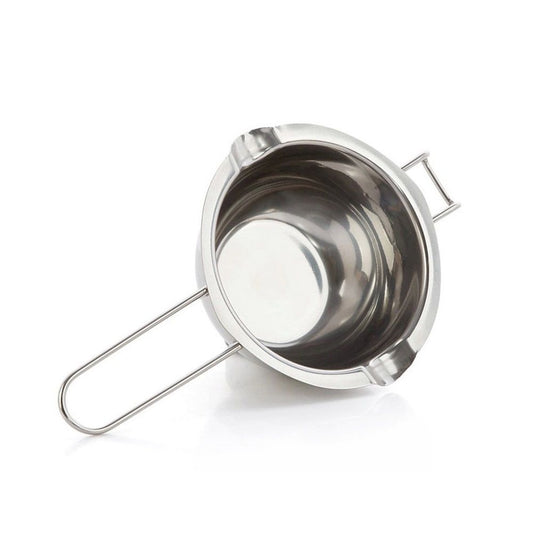 400ML upgraded stainless steel chocolate, candle, and candy melting pot, handmade soap melting small pot (304 steel)