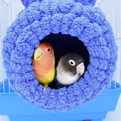 Bird Breeding House Cockatiel Snuggle Hut for Budgie, Parakeet, Cockatiel,  Lovebird, Canary, Finch, Hamster, Small Pets(Blue)