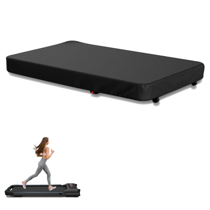 Treadmill Cover, Waterproof and Dustproof Walking Pad Cover Fit for Portable Folding Treadmills Home & Office UV Protection Walking Pad Treadmill Covers (Black 125*54*15CM)