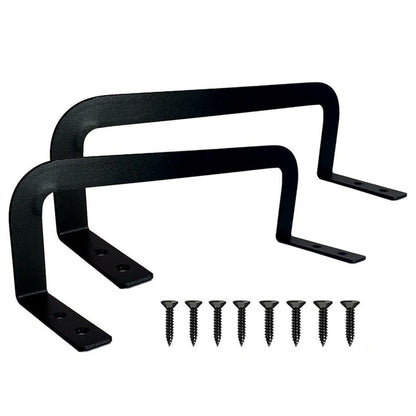 Mattress Retainer Bar 2PCS, 3.5'' Corner, Black, Non Slip, Metal, Adult, MATTRESS COVER
