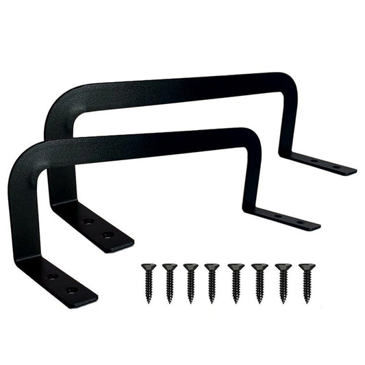 Mattress Retainer Bar 2PCS, 3.5'' Corner, Black, Non Slip, Metal, Adult, MATTRESS COVER