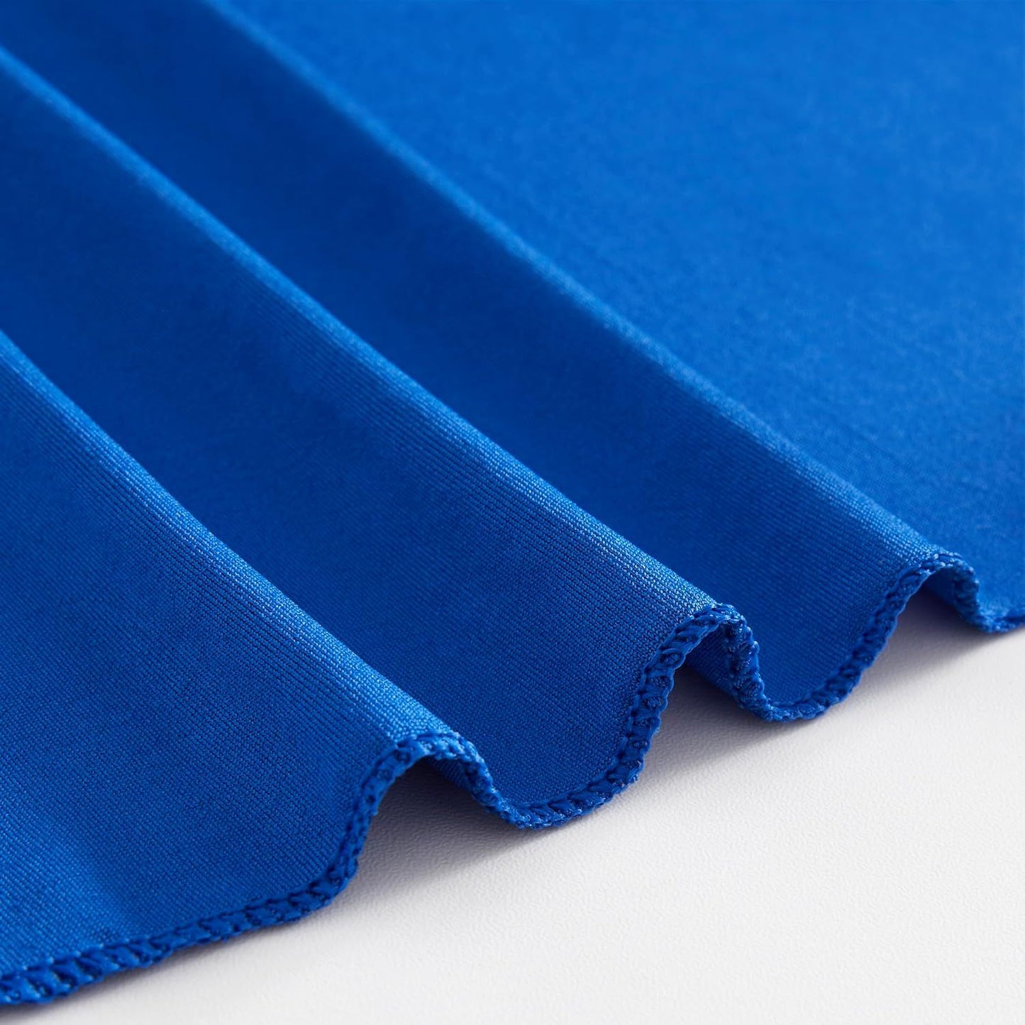 Cocktail Round Stretch  Table Cover Table Skirt High Top Tablecloth Elastic table cover(royal blue 60*110cm)