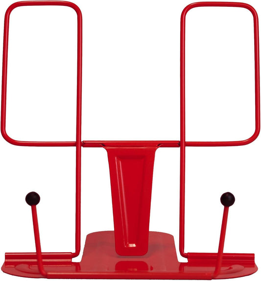 File Sorters Portable Book Holder Adjustable Reading Rest Recipe Cookbook Stand Cell Phone Stand for Cookbook Textbook Tablet Holder ( Red)