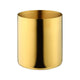Desk Organizer Pen & Pencil Holder -, Gold Stainless Steel - Desk Supply Organizer with Gold Pen Cup, Makeup Brush Cup & Vanity Brush Holder