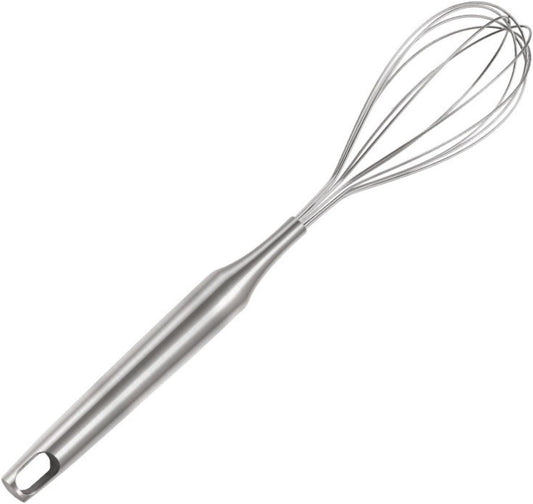 304 Stainless Steel Whisks Egg Beater Egg Mixer Manual Agitator Eco-Friendly Blender Egg Tool Kitchen Gadgets（silvery）