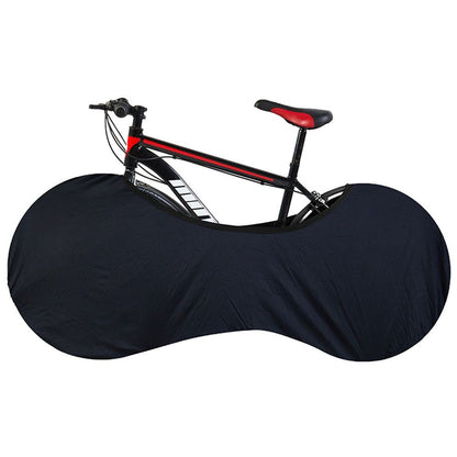 Bike Wheel Cover Indoor Dust-Proof and High Elasticity Bicycle Wheel Bag mountain bike protective cover, outdoor（Half Pack Black）
