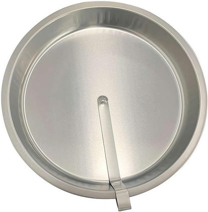 2pcs Easy Out Cake Pan with Quick Release Lever, Non-Stick Stainless Steel Baking Pan for Cheesecake , Oven-Safe for Beginners（25*25*3.5cm）