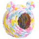 Bird's Nest, Breeding Room Parrot Nesting with Cockcomb, Lovebird, Canary, Sparrow, Cute Ear Design Bird's Nest  (Multi-Colored)