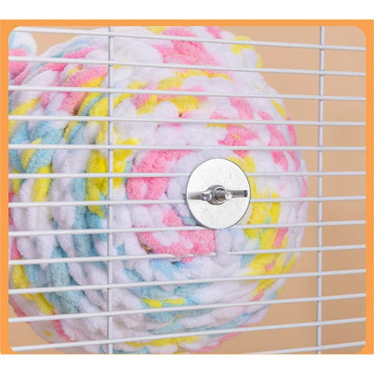 Bird's Nest, Breeding Room Parrot Nesting with Cockcomb, Lovebird, Canary, Sparrow, Cute Ear Design Bird's Nest  (Multi-Colored)