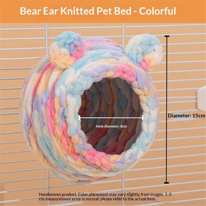 Bird's Nest, Breeding Room Parrot Nesting with Cockcomb, Lovebird, Canary, Sparrow, Cute Ear Design Bird's Nest  (Multi-Colored)
