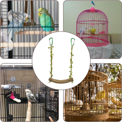 2pcs Toy  Chicken Stand Bird Chew Toy for Birds Parrots Training Stand Holder Bird Toy Chickens and Parrots Bird Swings Birdcage Accessories