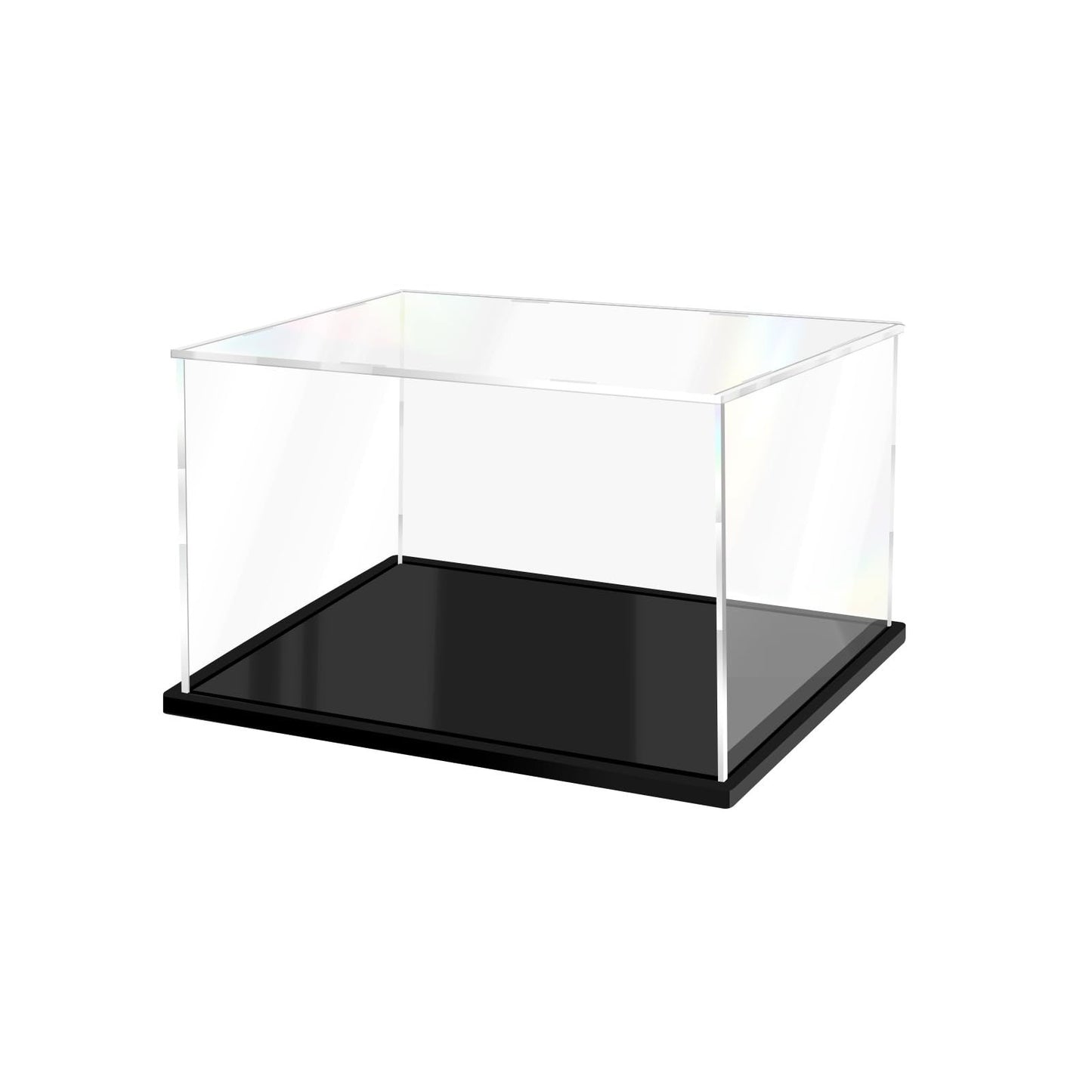 Acrylic Display Boxes for Collectibles Assemble Clear Acrylic Box Dustproof Protection Glass Case for Display Action Lego Figures Doll (10*10*10 cm)