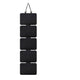 Enamel Lapel Pin Display Panels Organizer with 5 Loose-Leaf Board Pieces, Hanging Brooch Pin Organizer, (Pins Not Included) (Black)