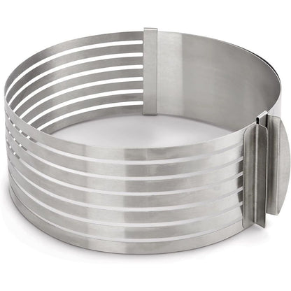 Cake Leveler Slicer, Adjustable Round Cake Rings, Cake cutter  Stainless Steel Cake Slicing Accessories, 6 inch