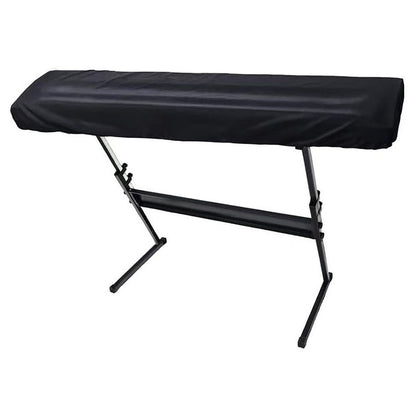 88 Key Keyboard Dust Cover - Stretchable Fabric Protector for Digital Piano & Electronic Keyboards (Black) - Universal Fit with Storage Bag