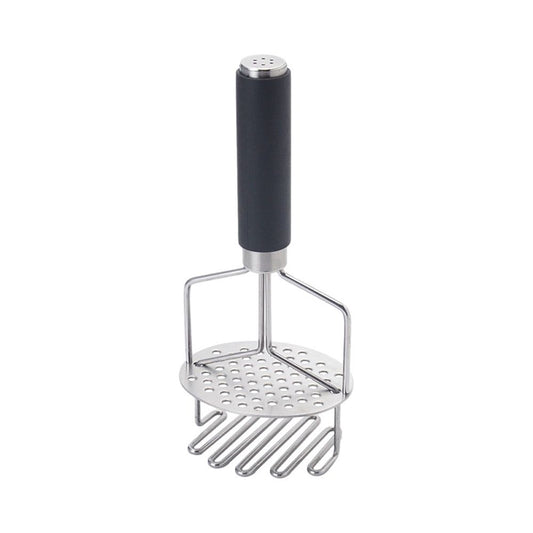 Stainless Steel Potato Masher, Double-Layer Design for Easy Mashing, Perfect for Potatoes, Avocado & Ground Beef, Durable Meat Smasher & Hamburger Tool（TPR handle）