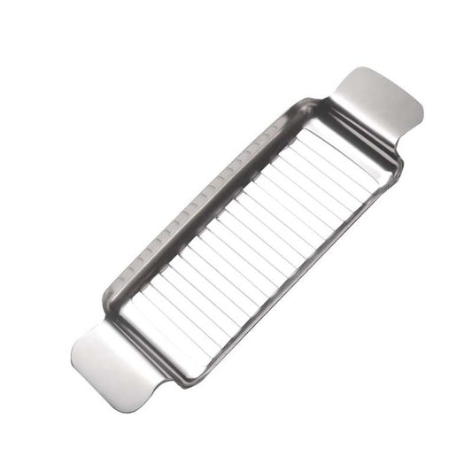 Stainless Steel Butter & Cheese Slicer –  Ergonomic Handle, Multipurpose Handheld Food Cutter for Butter, Cheese & Soft Fruits, Dishwasher Safe