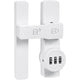 White 180 Degree Barn Door Lock,Mechanical Password Lock,3 Digit Password Keyless,Flip Latch with Combination,Protect Privacy,for Barn Door,Cabinets,Windows,Garden,Bathroom