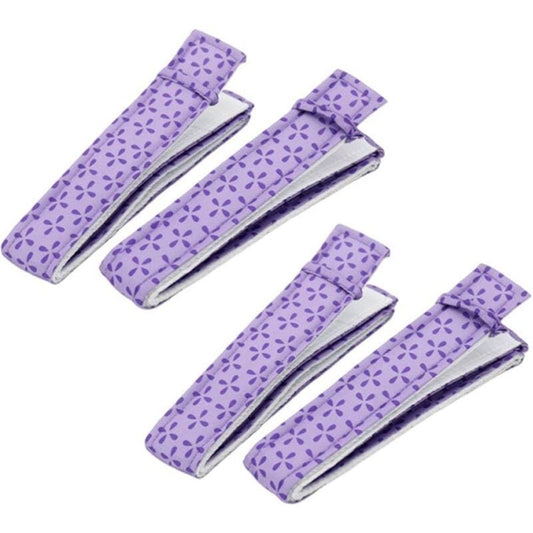 4PCS Cake Strips for Even Baking, Reusable Baking Strips for Cake Pans, Pan Wraps to Prevent Dome Tops, Dampen and Wrap for Perfectly Flat Cakes, Ideal for Kitchen, Bakery, Restaurant