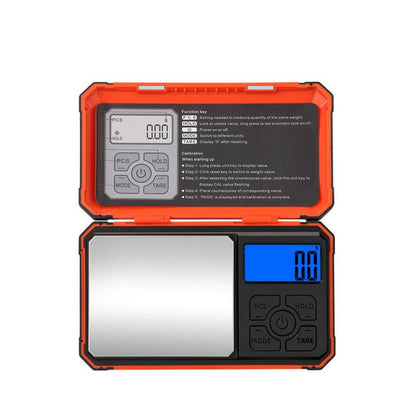 Digital Pocket Scale, Gram Scale 500g/0.01g, Units Conversion Smart Scale, LCD Display, for Food, Coffee, Jewelry, Medicine, Herb（Battery not included）