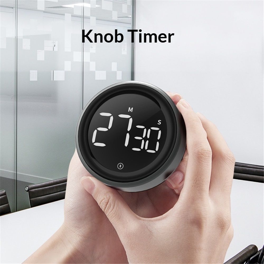 Digital Kitchen Timer, Magnetic Countdown Countup Timer with Large LED Display, Productivity Timers for Classroom Cooking Fitness（Battery not included）
