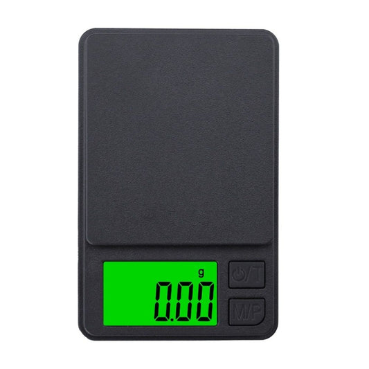 Portable Milligram Scale 500g/0.01g, Gram Scale with 7 Units, High Precision Powder Scale with Cover, Backlit LCD（Battery not included）