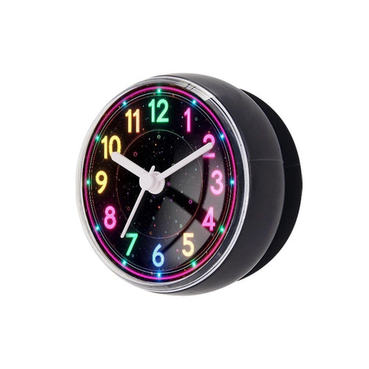 2 pack Waterproof Bathroom Shower Clock with Large Suction Cup - Silent, Water Proof, Battery Operated Wall Clock for Toilet, Kitchen, Bedroom (Black,Battery not included)