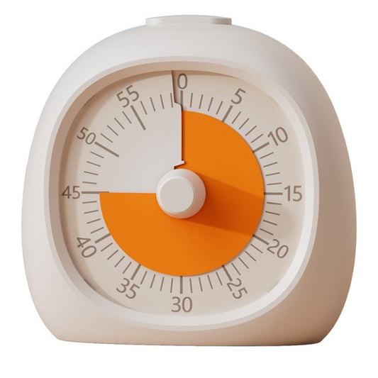 Visual Timer for Kids & Adults, 60 Minute Analog Countdown Timer for Classroom School, Homeschooling, Silent Visual Timer for Study Time Management Battery（Battery not included）