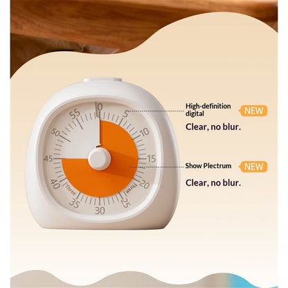 Visual Timer for Kids & Adults, 60 Minute Analog Countdown Timer for Classroom School, Homeschooling, Silent Visual Timer for Study Time Management Battery（Battery not included）