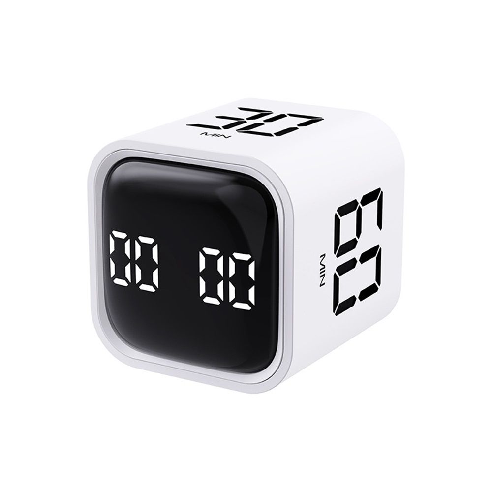 Productivity Timer Flip Gravity Sensor Cube Timer Countdown & Countup,Mute & Vibrate & Sound ,Perfect for ADHD,Work,Learning,Kitchen Cooking