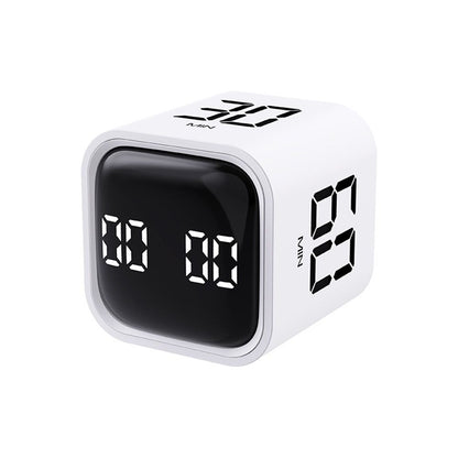 Productivity Timer Flip Gravity Sensor Cube Timer Countdown & Countup,Mute & Vibrate & Sound ,Perfect for ADHD,Work,Learning,Kitchen Cooking