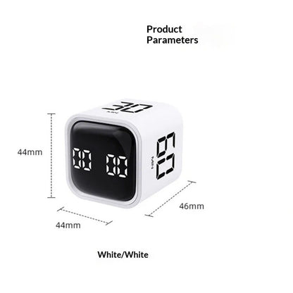 Productivity Timer Flip Gravity Sensor Cube Timer Countdown & Countup,Mute & Vibrate & Sound ,Perfect for ADHD,Work,Learning,Kitchen Cooking