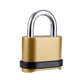 2 pack Heavy Duty Combination Padlock, Large Outdoor Padlock [One-Touch Unlocking] High Security Weatherproof, Design of Hidden Password Suitable for Locker, Home, School, Garage, Gate, Garden