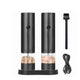 2 pack Electric Salt & Pepper Grinder Set 40mL Capacity – Operated Shakers, Adjustable Coarseness, Type C Charging