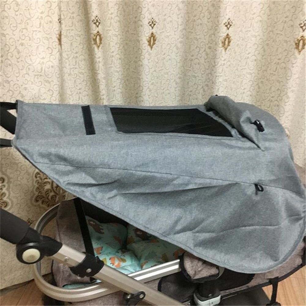 Stroller Sun Shade - Universal Stroller UV Protection Cover for Baby with See Through, Sun Cover for Stroller, Stroller Sunshade Extender, Joggers & Stroller Accessories for UV