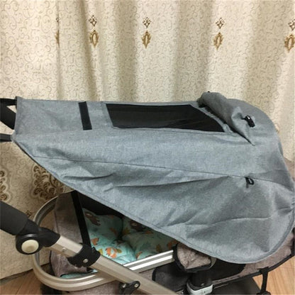 Stroller Sun Shade - Universal Stroller UV Protection Cover for Baby with See Through, Sun Cover for Stroller, Stroller Sunshade Extender, Joggers & Stroller Accessories for UV