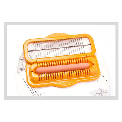 Hot Dog Dicer Hot Dog Cutter Slicer Stainless Steel 1Pc Multifunctional Hot Dog Sausage Cutter Ham Kitchen Tool