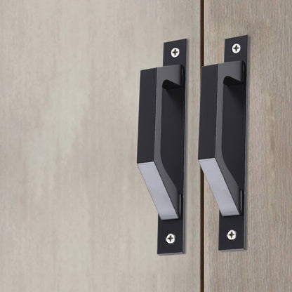 Sliding barn Door Handle Wooden Door Handle 20cm, for Sliding Doors or Revolving Doors Functional and Comfortable Door Handle
