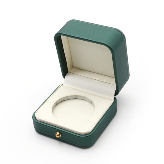 2 pack Coin Display Box, Coin Presentation Display Box Coin Box Coin Case with Coin Holder Fit 35mm Coin for Silver Dollar Collectors, Green（only 2 storage boxes available）