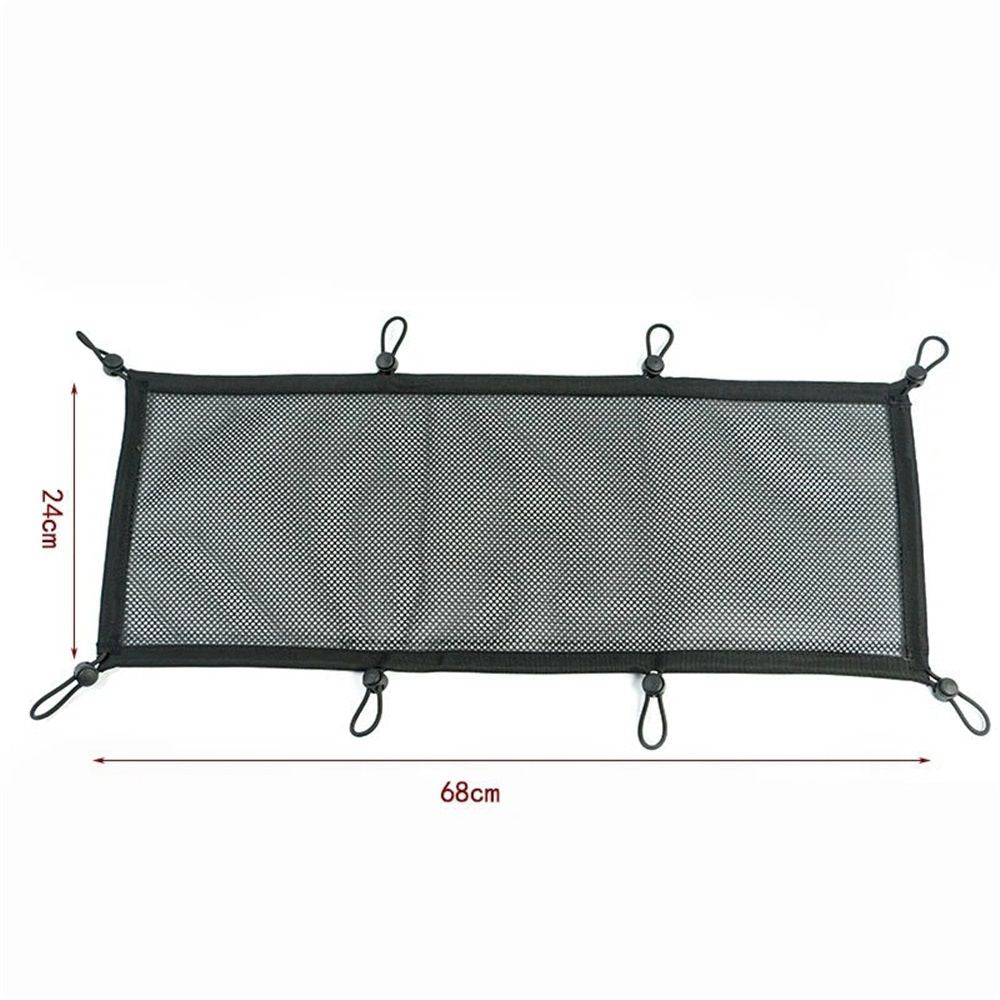 Under Desk Cable Management Net – Flexible Wire Organizer – Elastic Mesh Kit for Standing & Office Desks – Adhesive Positioning and Screw Lock Black
