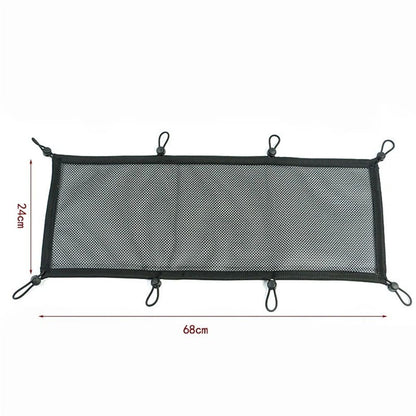 Under Desk Cable Management Net – Flexible Wire Organizer – Elastic Mesh Kit for Standing & Office Desks – Adhesive Positioning and Screw Lock Black