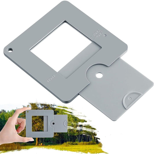 3 pack View Finder, View Finder with Sliding Mechanism, View Finder for Painting, Drawing, Photography, and Any Other Place Where, Composition is Required